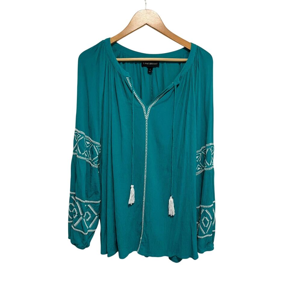 Lane Bryant Teal top